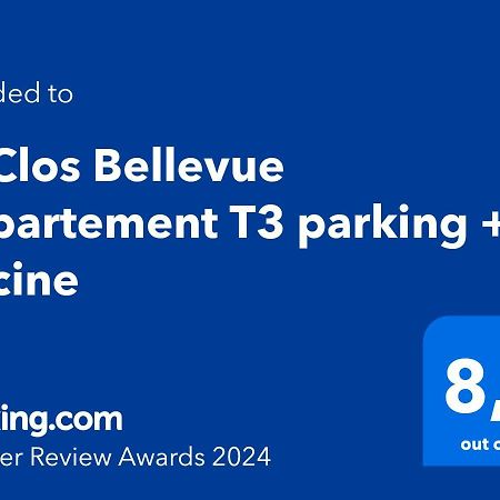 Le Clos Bellevue Appartement T3 Parking + Piscine ロデーズ エクステリア 写真